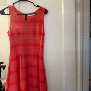 Miami Vibrant Coral Mini Dress